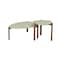 Manhattan Comfort Round Oval End and Coffee Table Set of 2, 50.55 in L, MDF, Pistachio Green 2-82735-GR - alternate 7